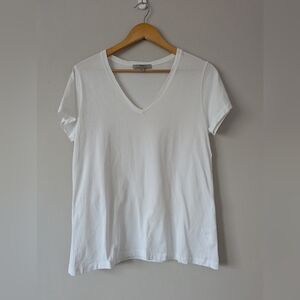 Tristan Pima Cotton White T-Shirt